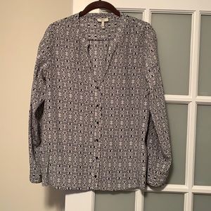 Joie silk button down blouse, small